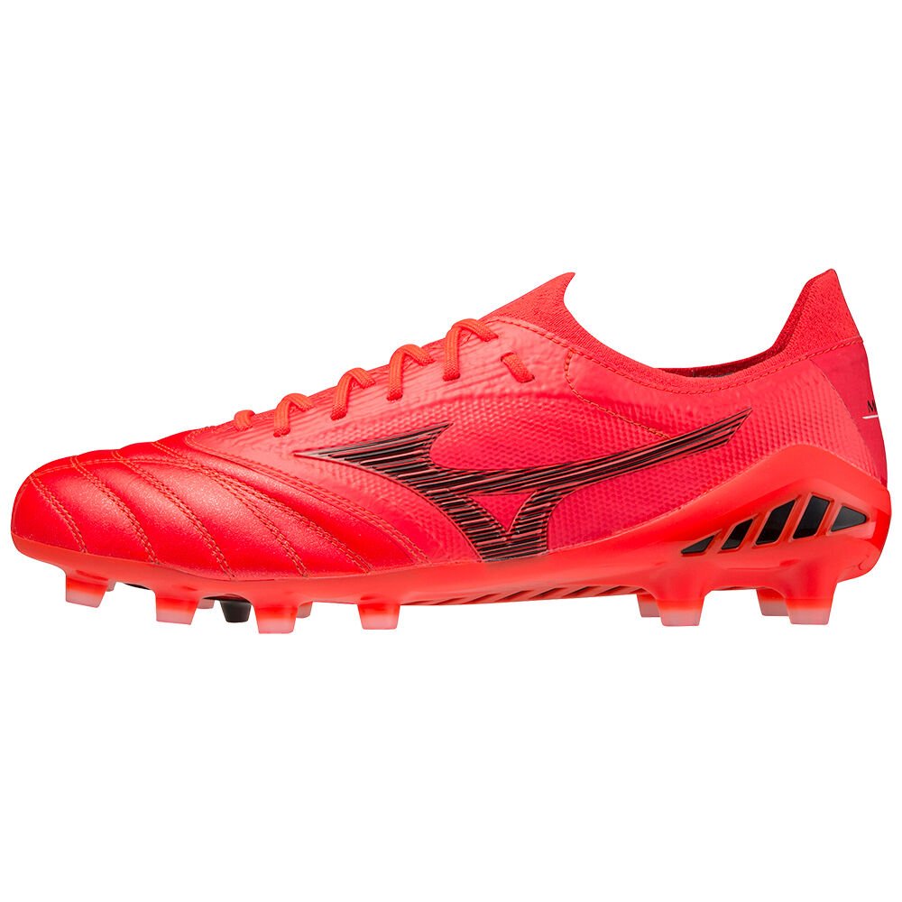 Scarpe Calcio Mizuno Morelia Neo III Beta Japan Donna - Rosse/Nere - 39610-LTBI